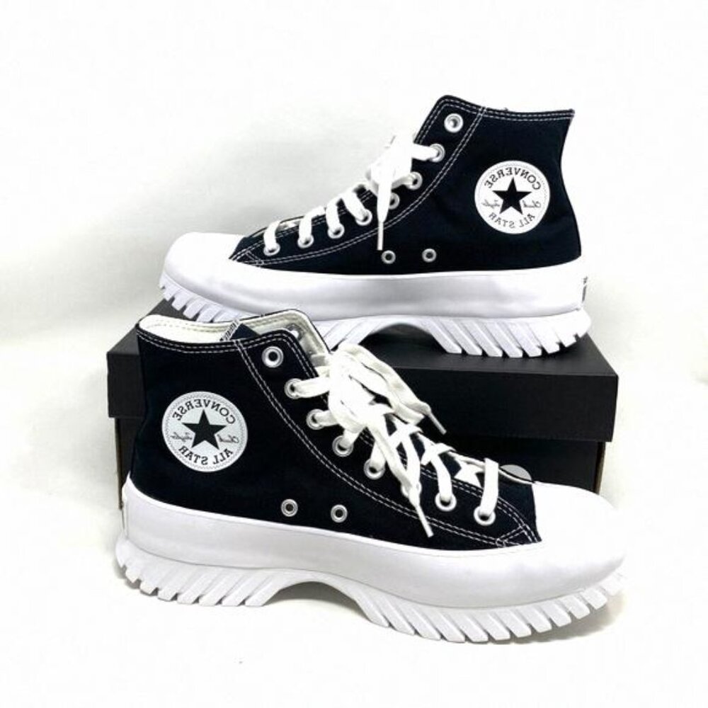 Converse Chuck Taylor All Star Lugged 2.0 High Top A00870C Canvas Black Women's - Picture 5 of 12
